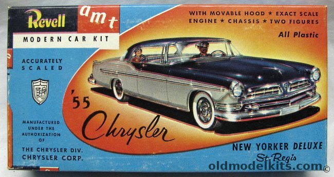 Revell 1/25 1955 Chrysler New Yorker Deluxe St. Regis - AMT Joint Issue, H1201-98 plastic model kit